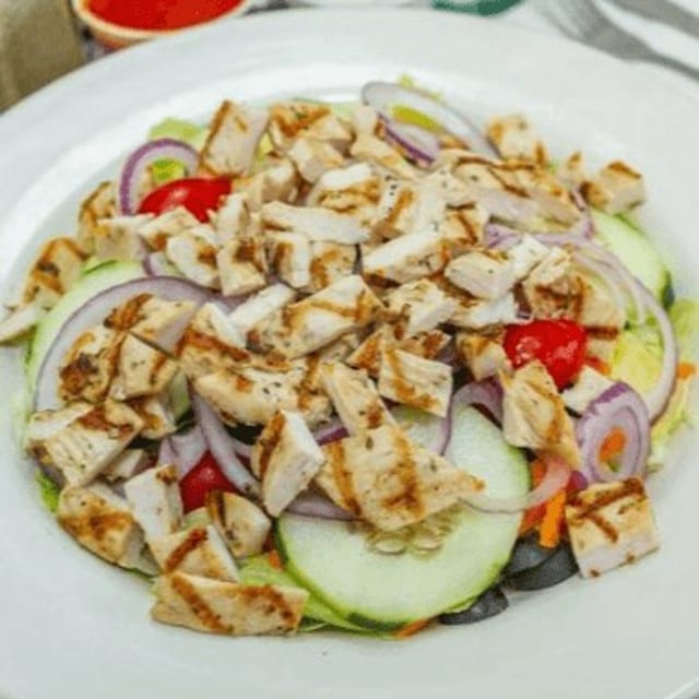 Grilled Chicken Cobb Salad.