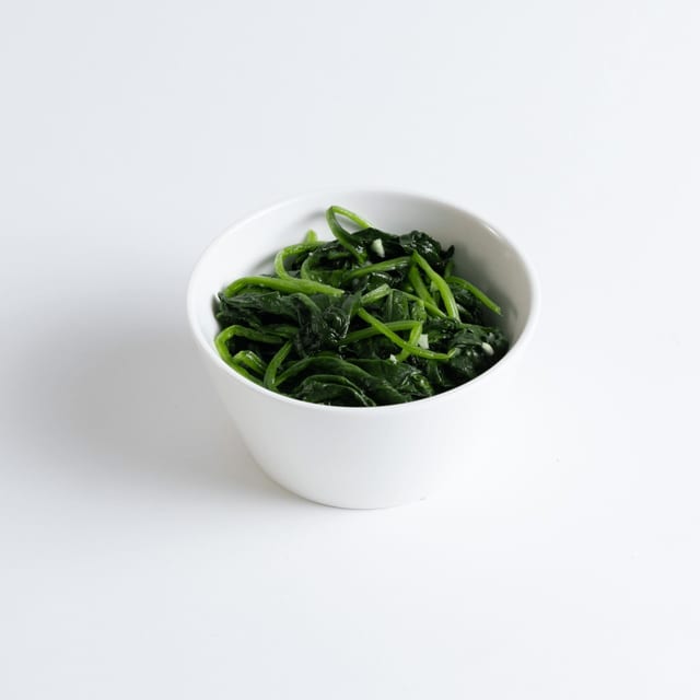 Sauteed Spinach.