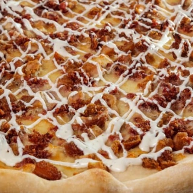 Chicken Bacon Ranch Pizza.