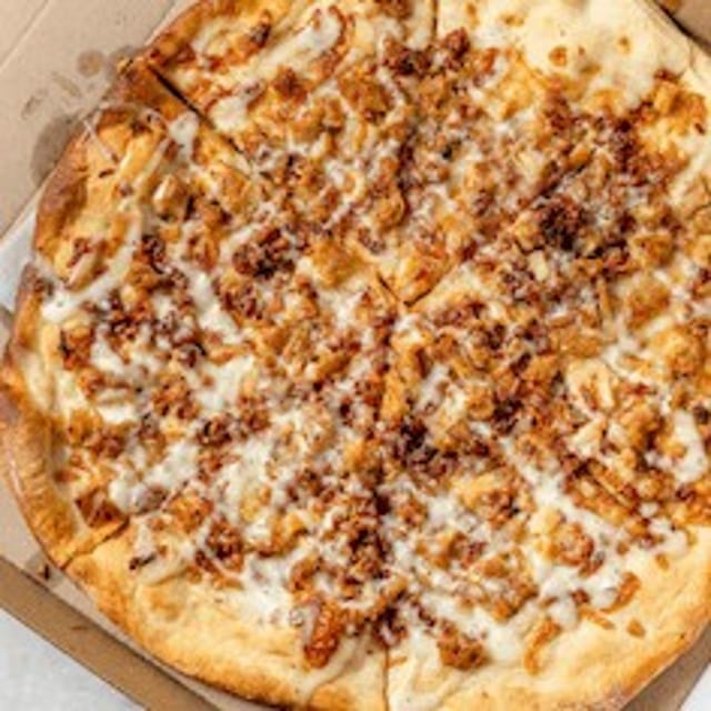 BBQ Chicken Pizza.